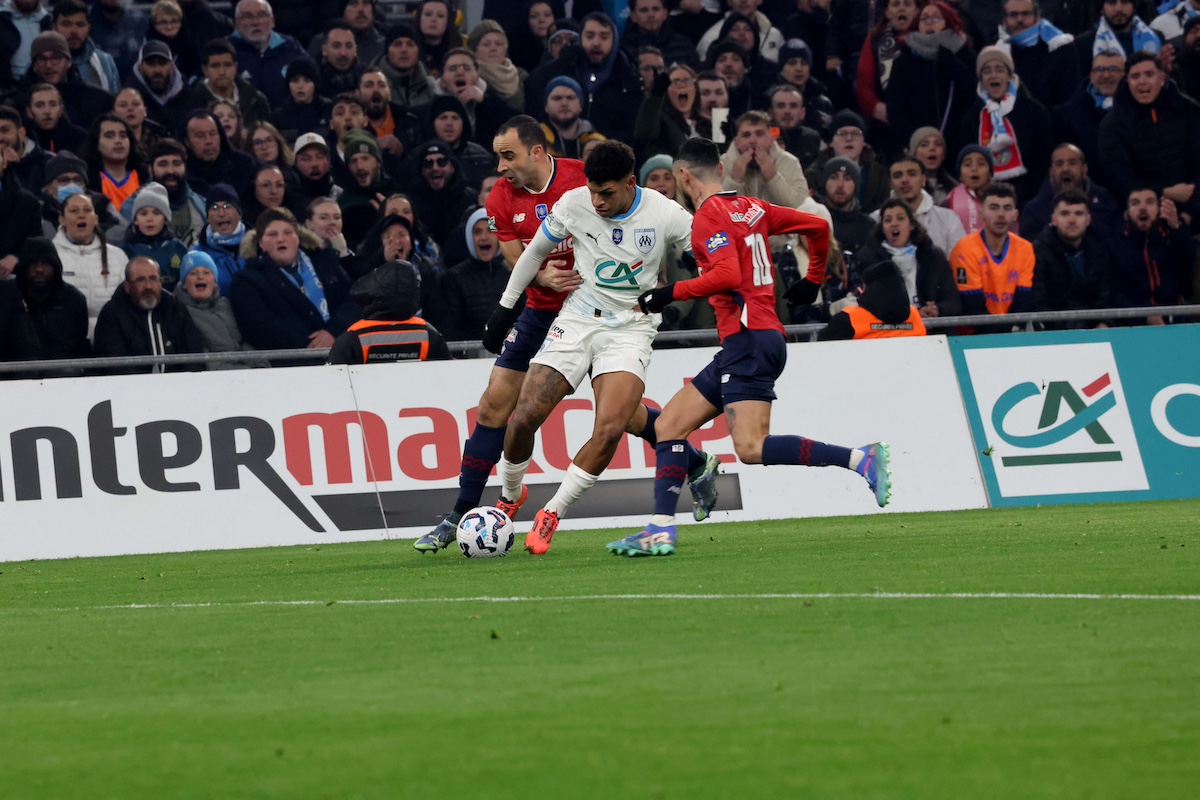 Luiz Henrique - OM - Lille - janvier 2025 © Alain Robert