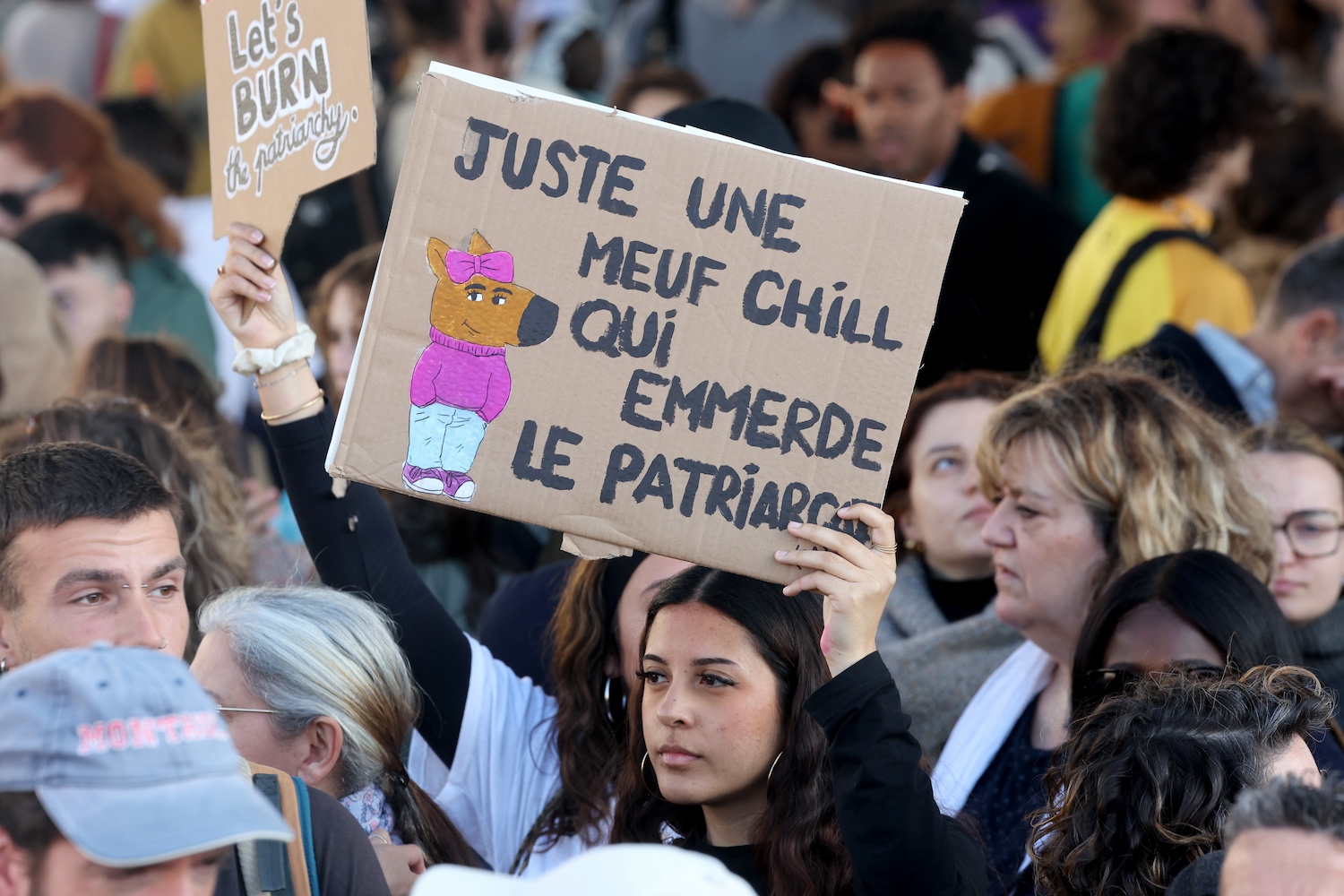 Demonstration to mark International Women's Rights Day, called by all feminist associations in Marseille, Southern France  on Friday, March 8, 2024.

Manifestation a l occasion de la journee internationale pour les droits des femmes a l appel de toutes les associations feministes a Marseille, le samedi 8 mars 2024.