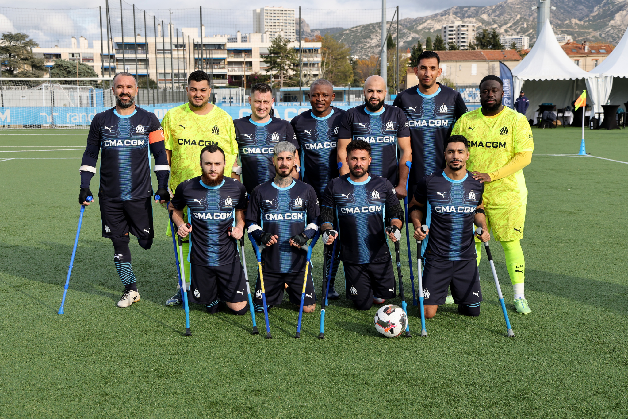 Un week-end fondateur pour les amputés à l’OM Campus