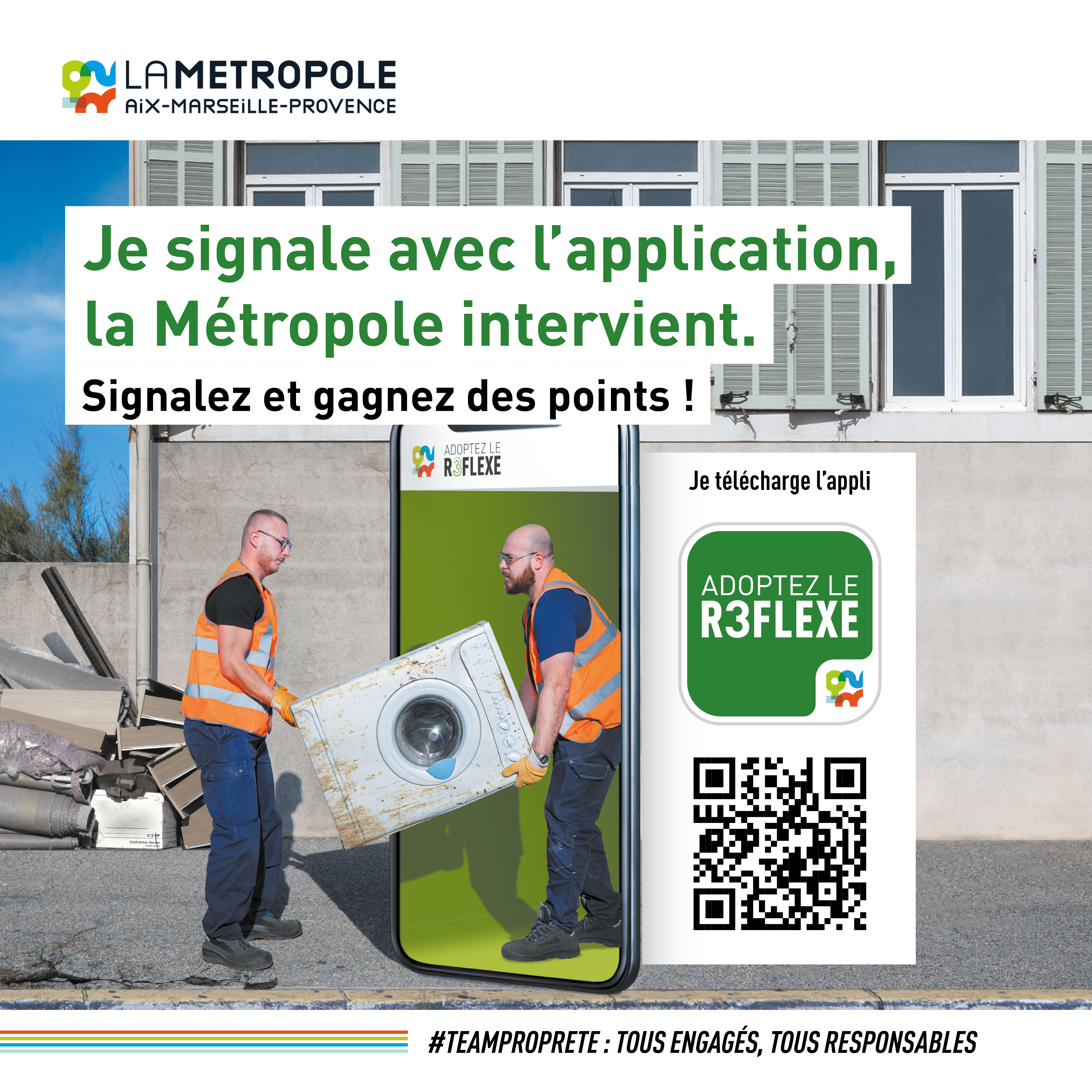Adoptez le R3FLEXE : un geste simple pour une métropole plus propre
