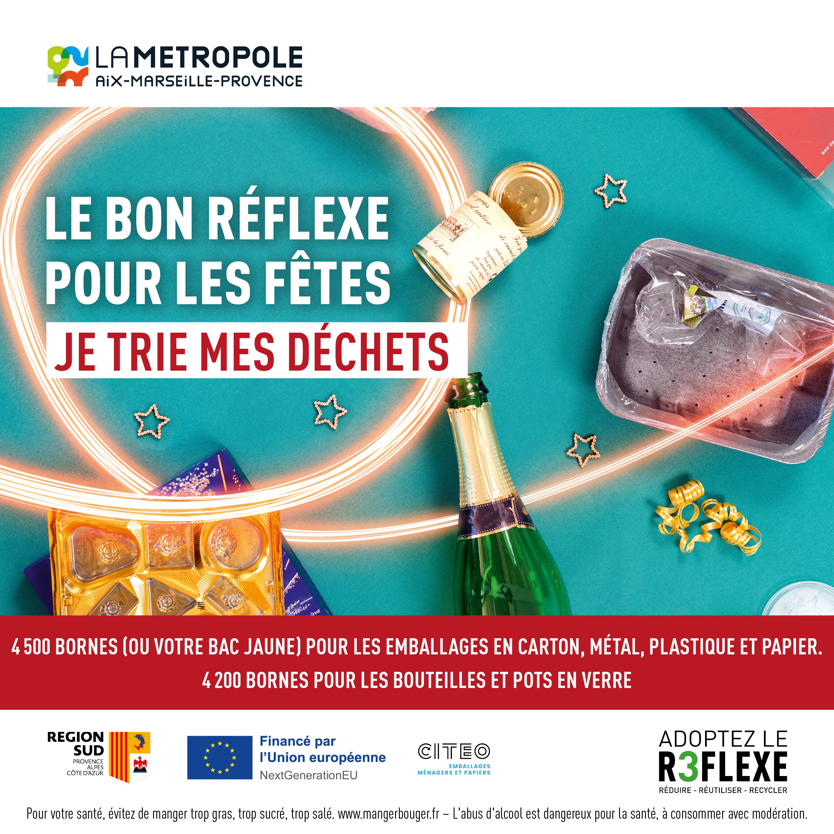 Pendant les fêtes, adopter les bons réflexes de tri des déchets