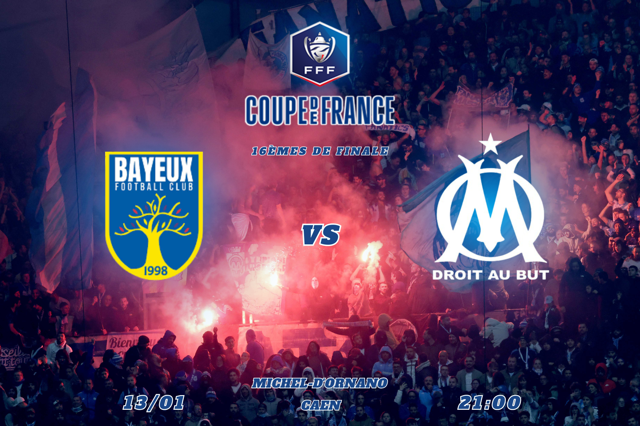 Coupe de France : l’OM en mission à Caen face à Bayeux